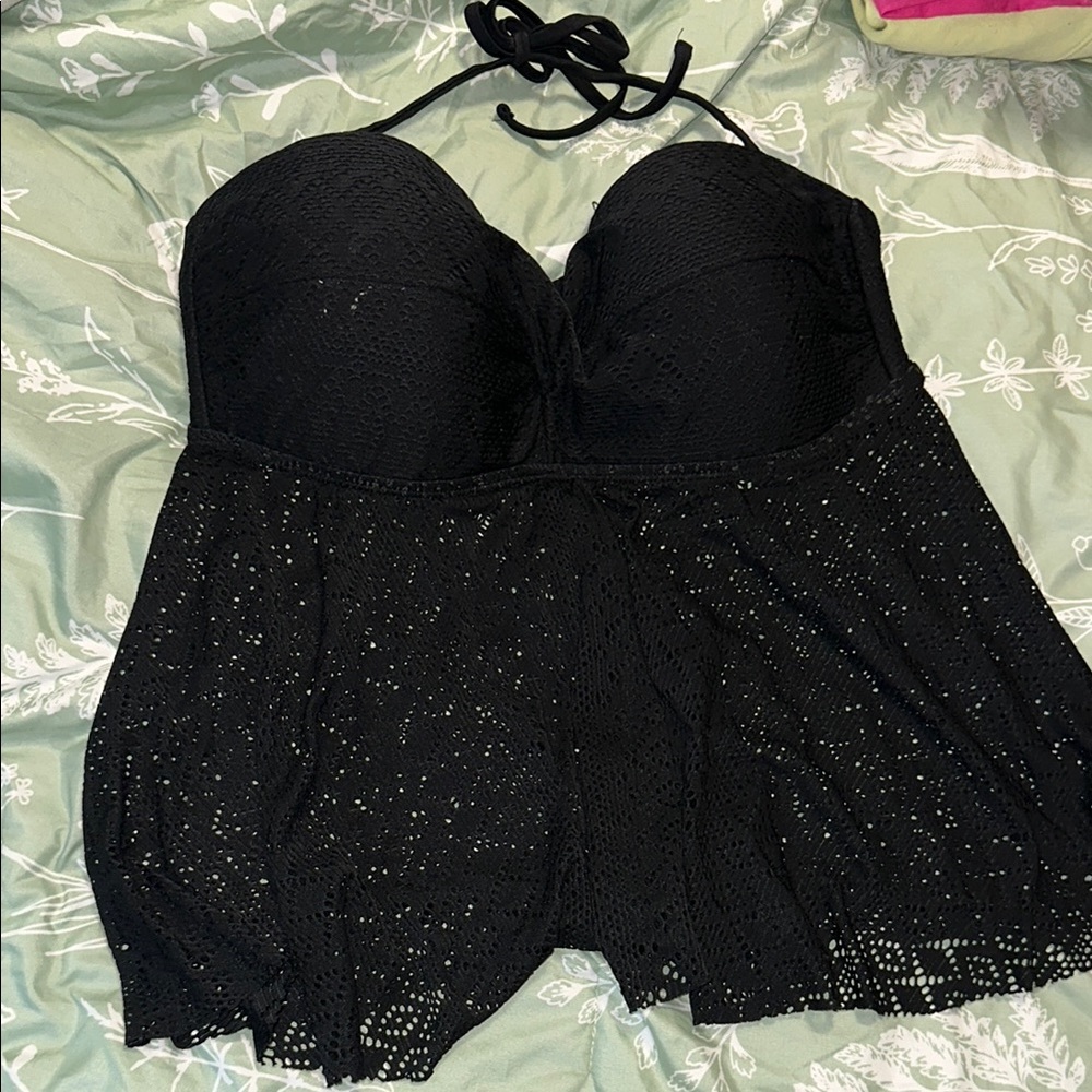 Merona Black Lace Chemise Intimate